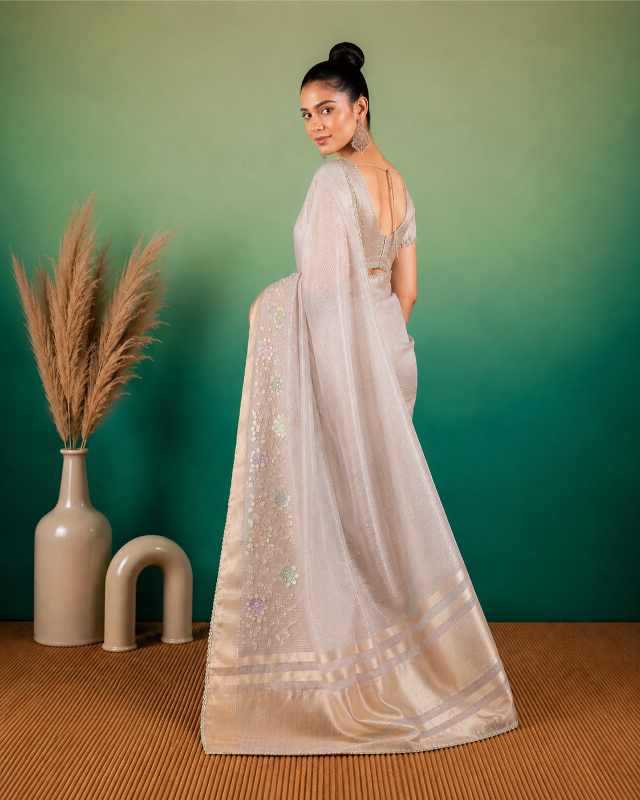 YNF Wholesale Tissue Silk Linen Sarees KESH208 FLORENT | Surat Manufacturer