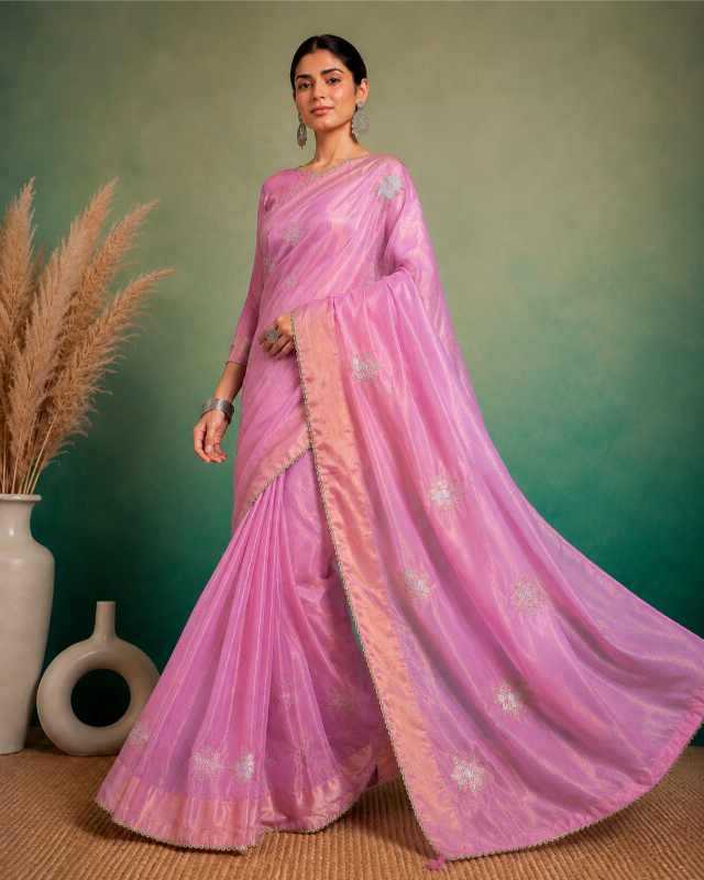 YNF Wholesale Organza Party Wear Sarees KESH208 ROXY | Surat Manufacturer