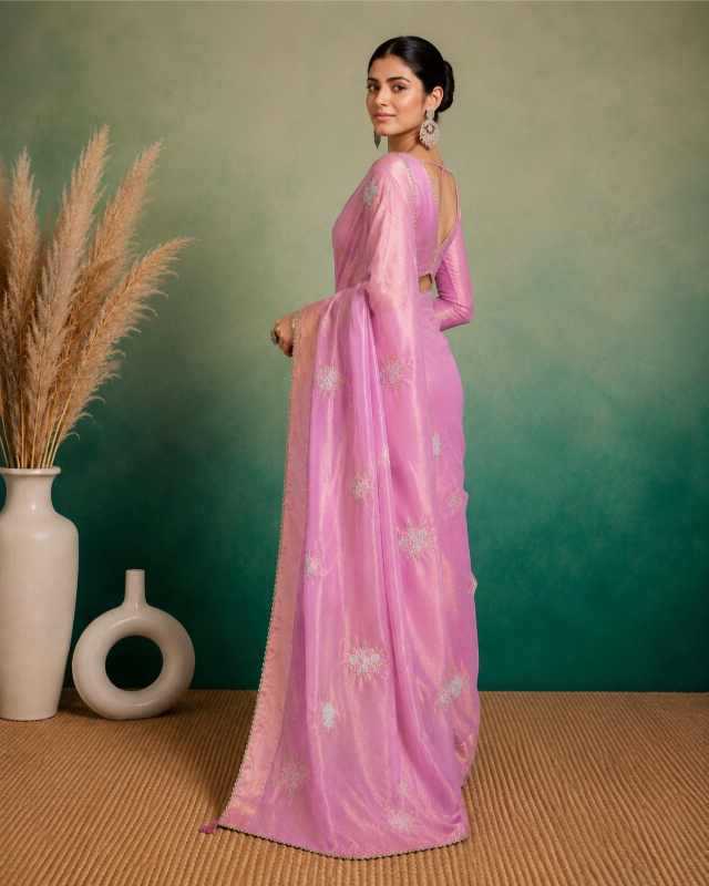 YNF Wholesale Organza Party Wear Sarees KESH208 ROXY | Surat Manufacturer