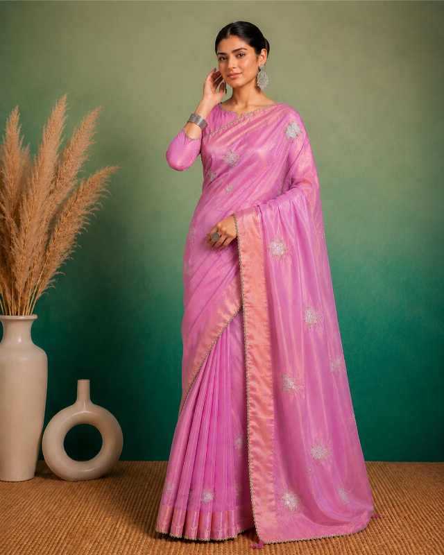 YNF Wholesale Organza Party Wear Sarees KESH208 ROXY | Surat Manufacturer
