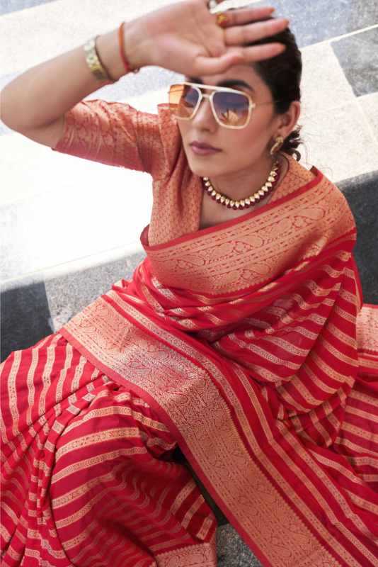 YNF Wholesale Georgette Butta Sarees KESH208 Vritika | Surat Manufacturer
