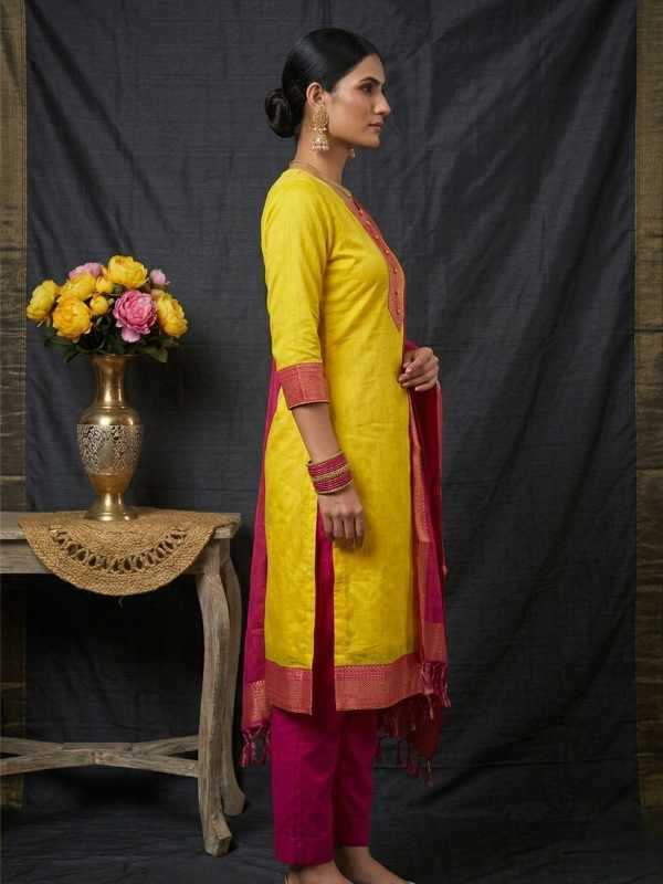 YNF Wholesale Cotton Party Wear Kurtis KESH209 SUMMER | Surat Manufacturer