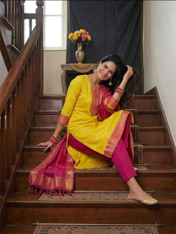 YNF Wholesale Cotton Party Wear Kurtis KESH209 SUMMER | Surat Manufacturer