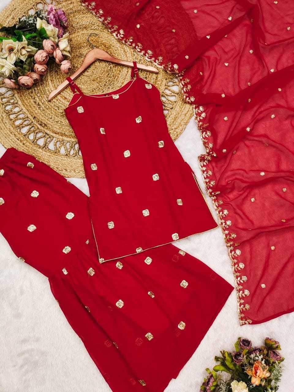 YNF Wholesale Georgette Sharara Salwar Suits KESH210 154 | Surat Manufacturer