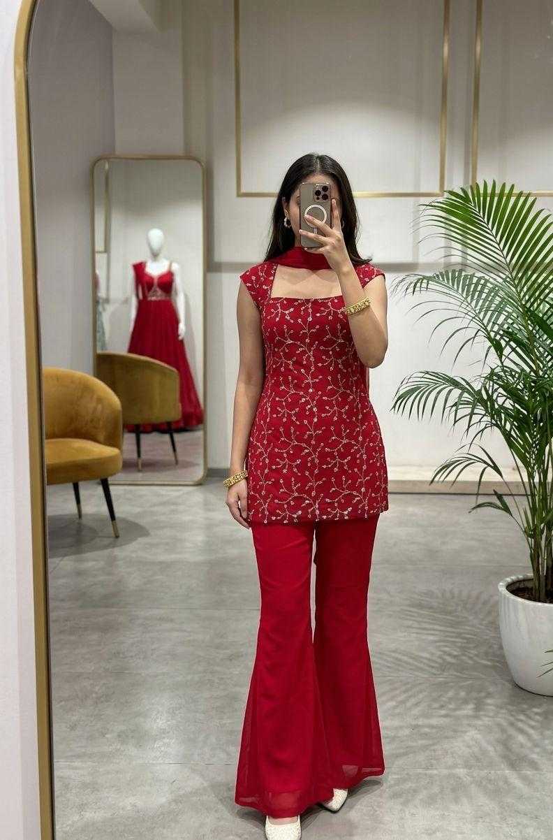 YNF Wholesale Premium Georgette Sharara Salwar Suits  | Surat Manufacturer