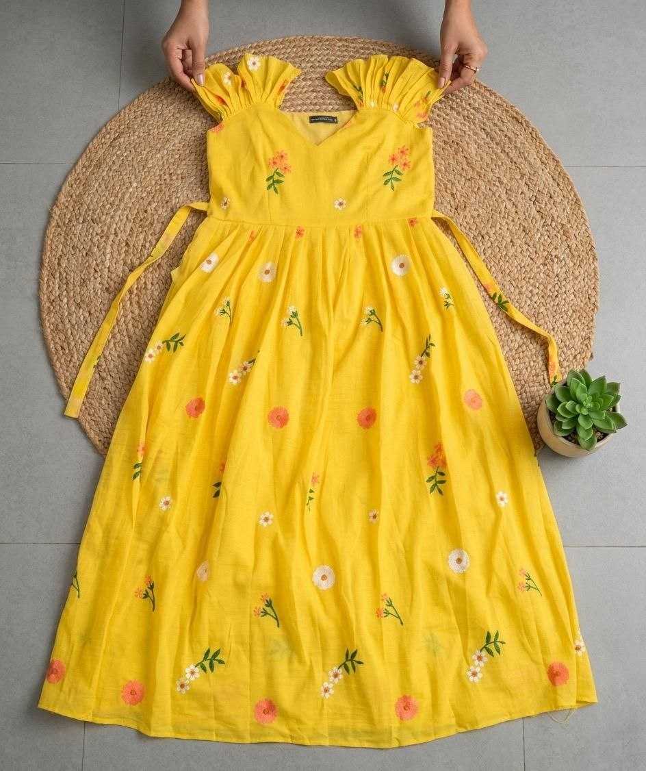 YNF Wholesale Cotton Printed Gowns  | Surat Manufacturer