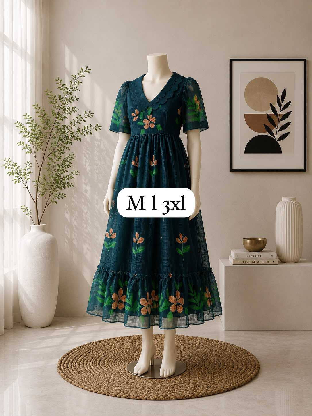 YNF Wholesale Cotton Maxi Dresses KESH210 ELLIE | Surat Manufacturer