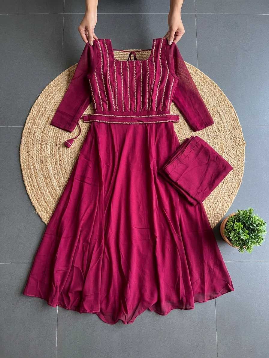 YNF Wholesale Georgette Fancy Gowns KESH210 Fort | Surat Manufacturer