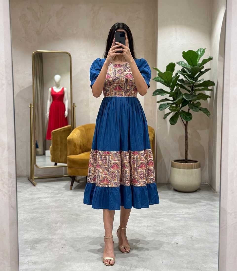YNF Wholesale Slubby Casual Dresses KESH210 INDU | Surat Manufacturer