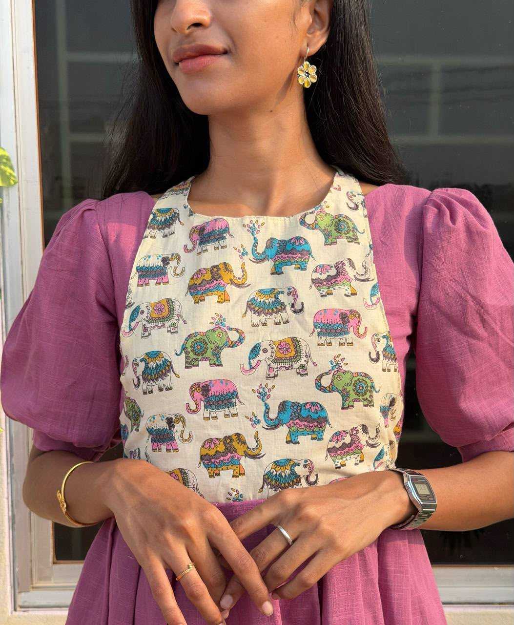 YNF Wholesale Slubby Casual Dresses KESH210 INDU | Surat Manufacturer