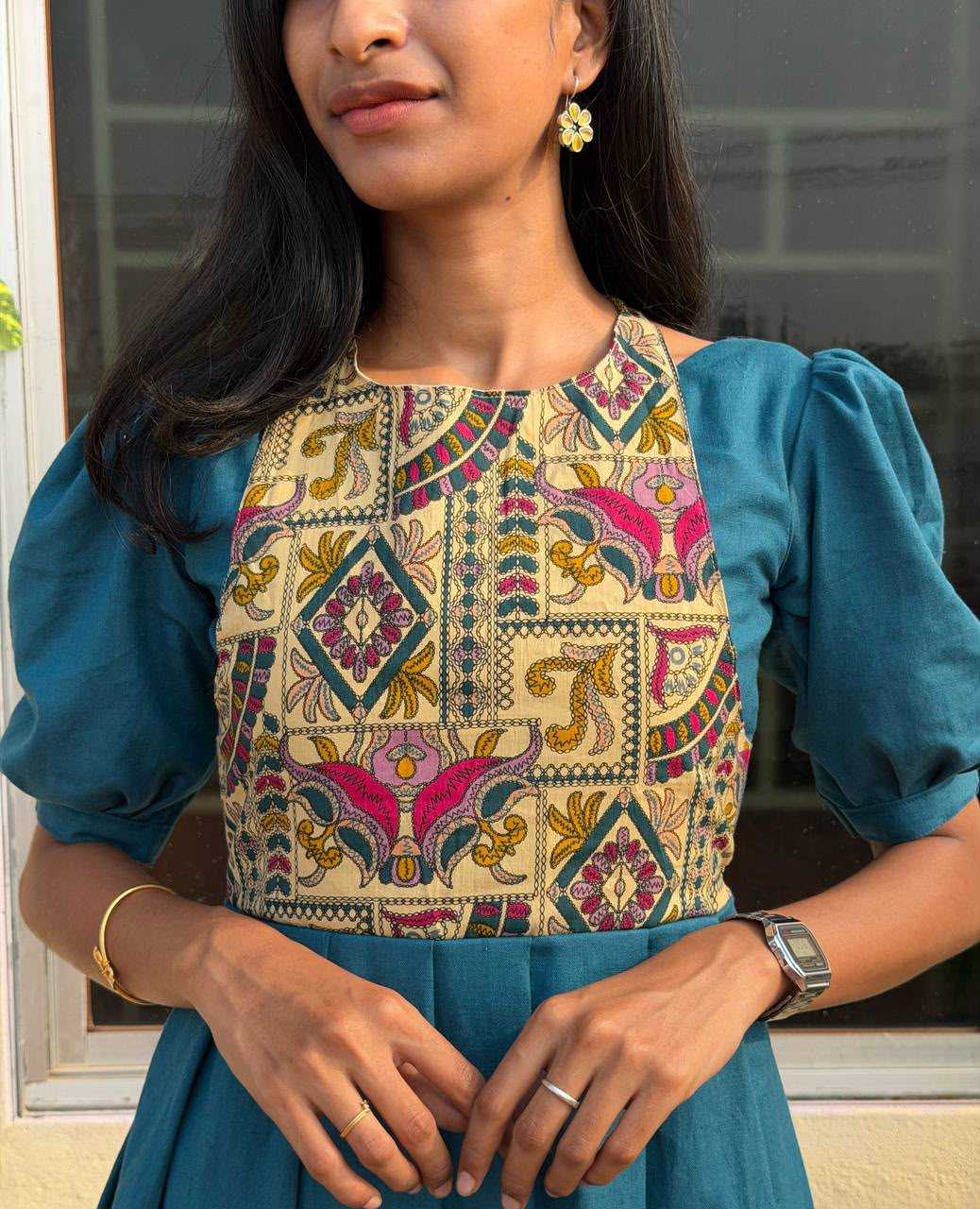 YNF Wholesale Slubby Casual Dresses KESH210 INDU | Surat Manufacturer