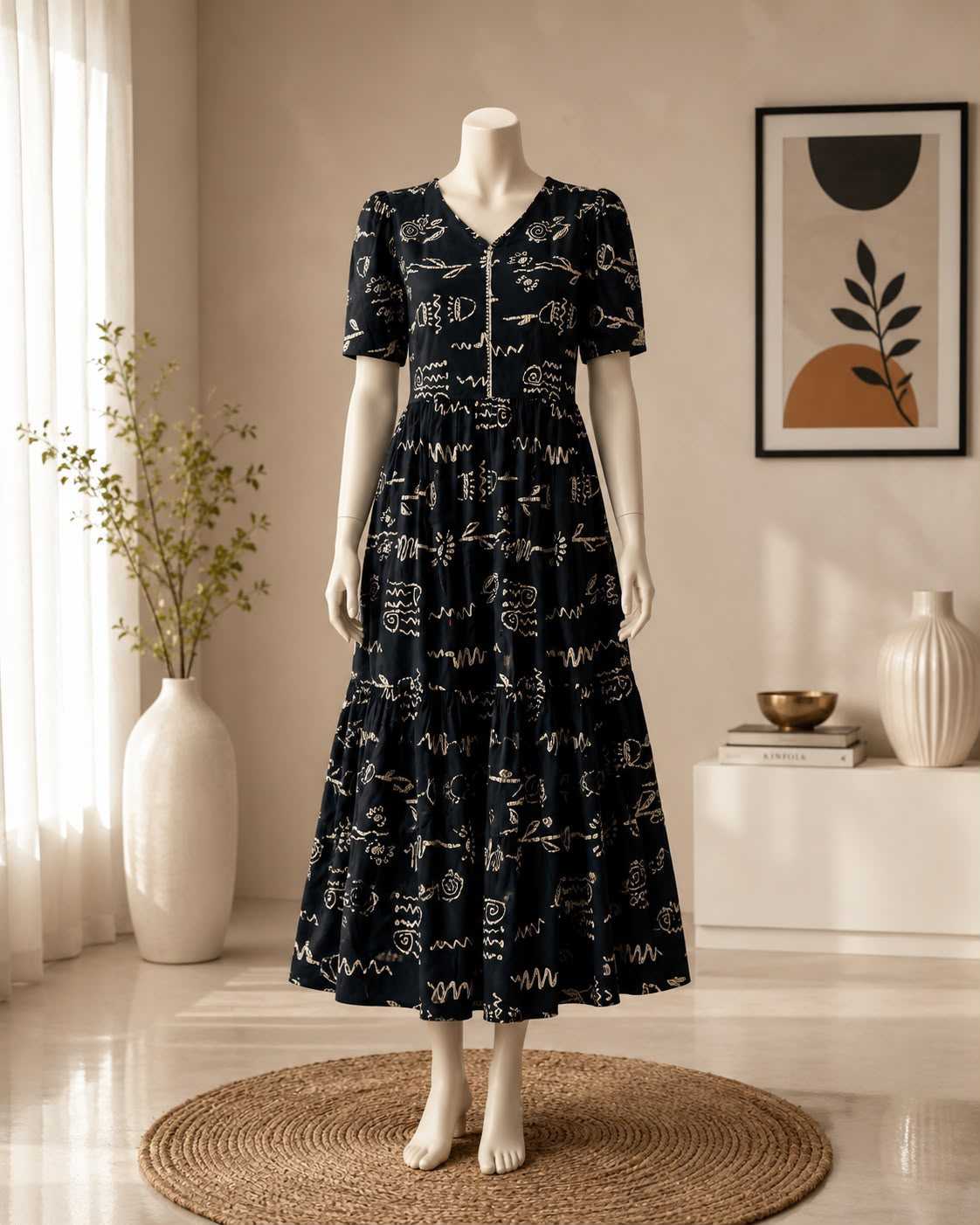 YNF Wholesale Pure Cotton Designer Dresses KESH210 Ints | Surat Manufacturer