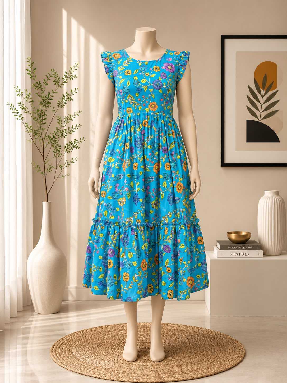 YNF Wholesale Cotton Maxi Dresses KESH210 Kalyani | Surat Manufacturer