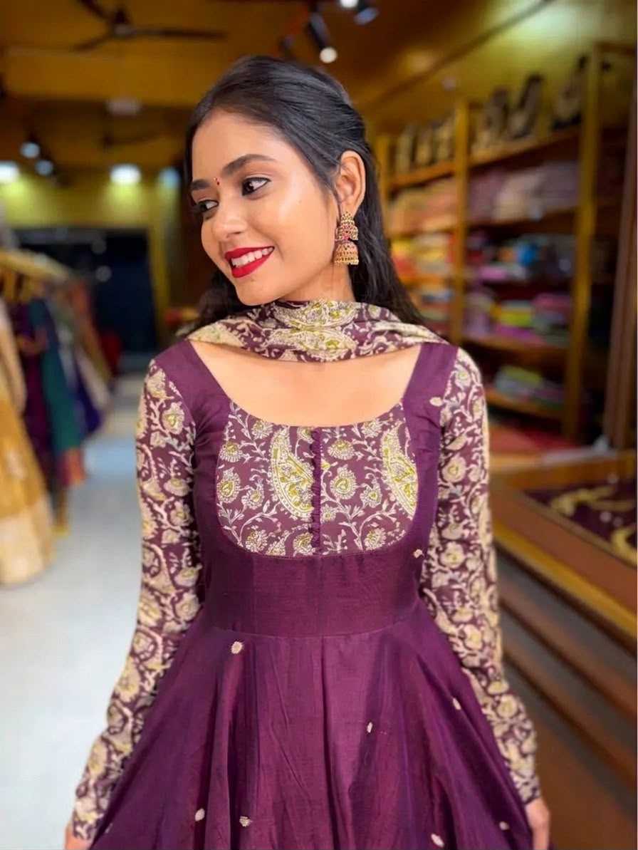 YNF Wholesale Georgette Printed Gowns KESH210 KRITI | Surat Manufacturer