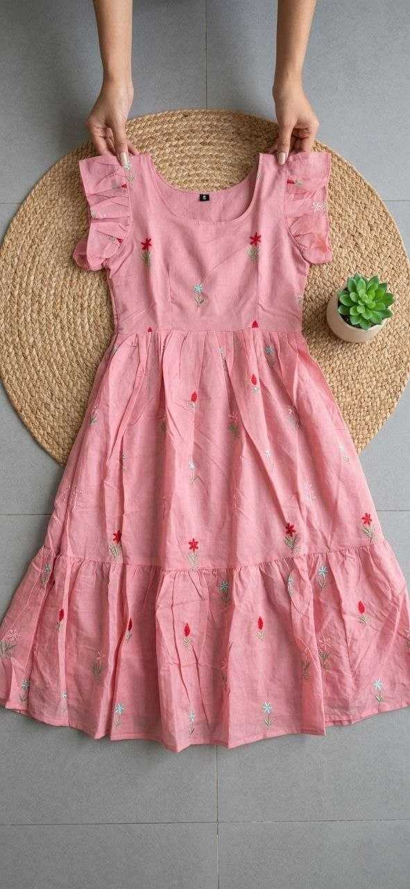 YNF Wholesale Chanderi Cotton Maxi Dresses KESH210 Nira | Surat Manufacturer