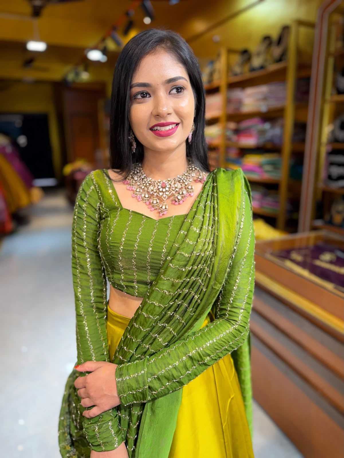 YNF Wholesale Rangoli Silk Designer Lehenga KESH210 Pink | Surat Manufacturer