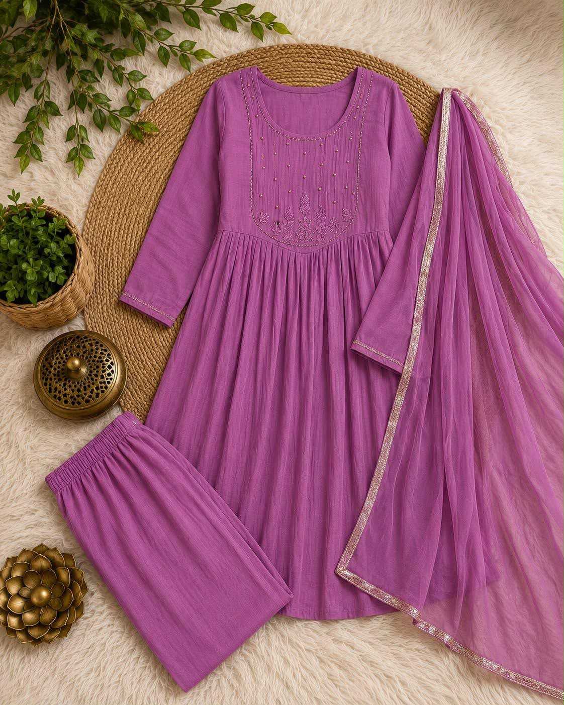 YNF Wholesale Chanderi Silk Festive Kurtis  | Surat Manufacturer
