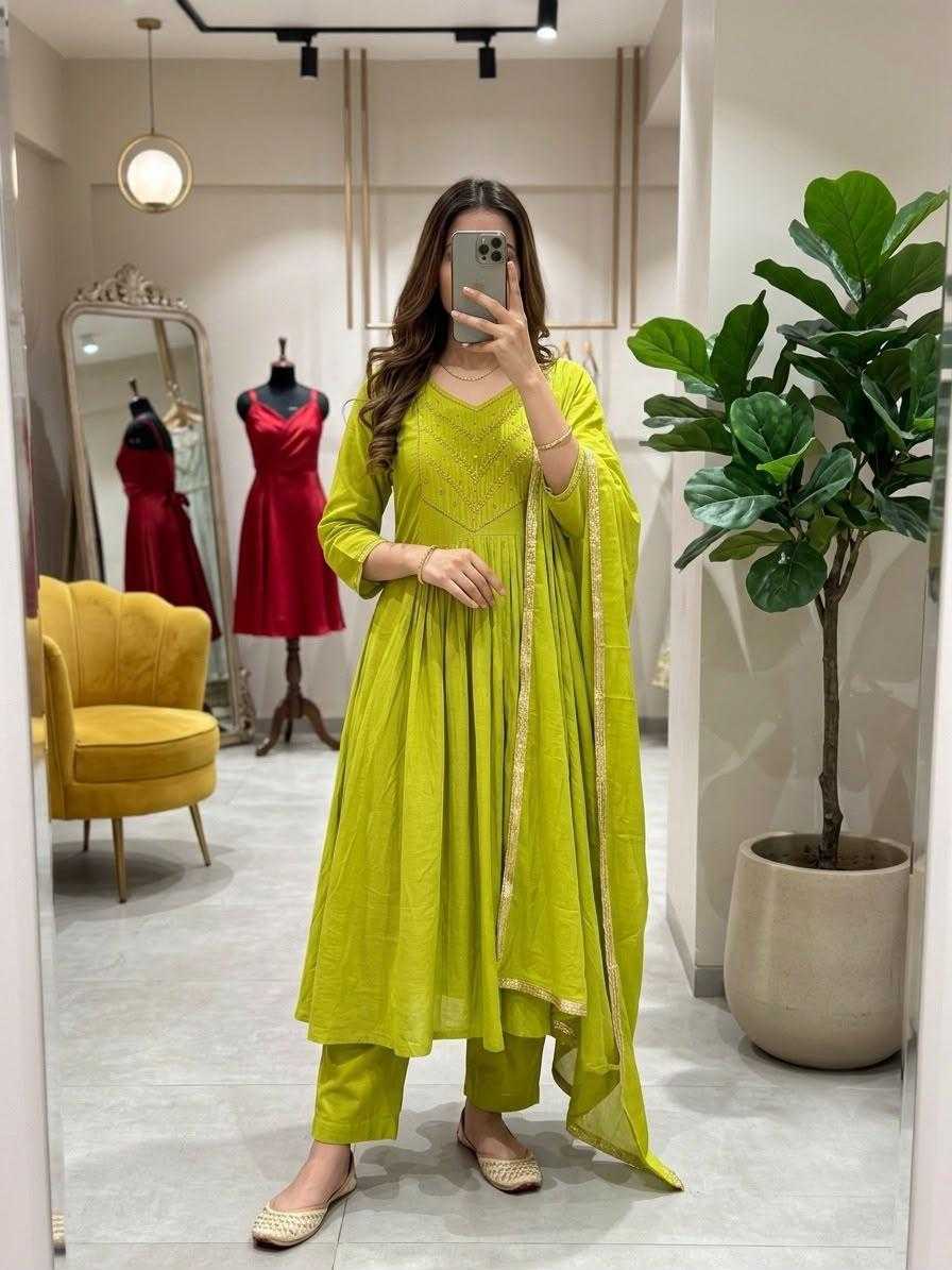 YNF Wholesale Chanderi Silk Festive Kurtis  | Surat Manufacturer
