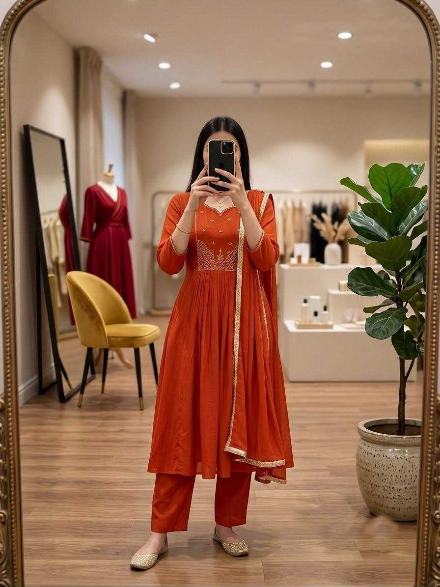 YNF Wholesale Chanderi Silk Festive Kurtis  | Surat Manufacturer
