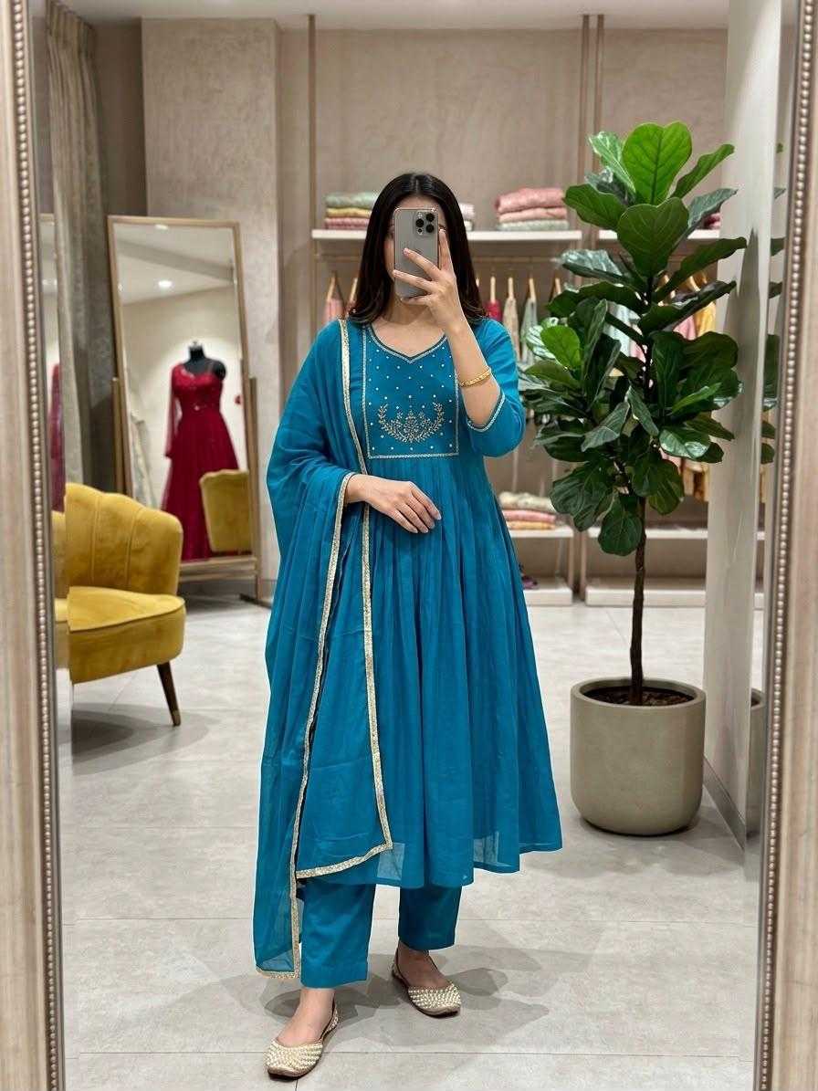 YNF Wholesale Chanderi Silk Festive Kurtis  | Surat Manufacturer