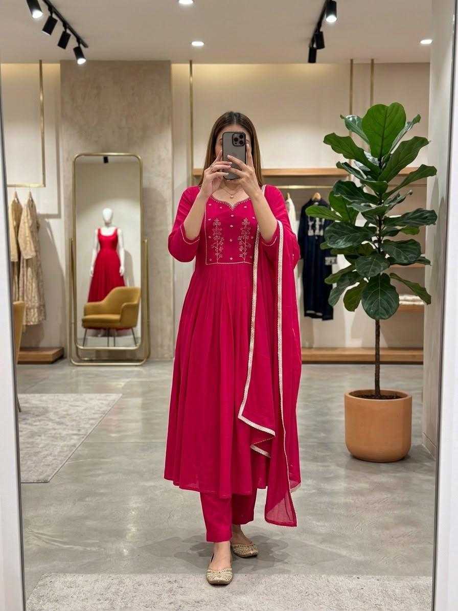 YNF Wholesale Chanderi Silk Festive Kurtis  | Surat Manufacturer