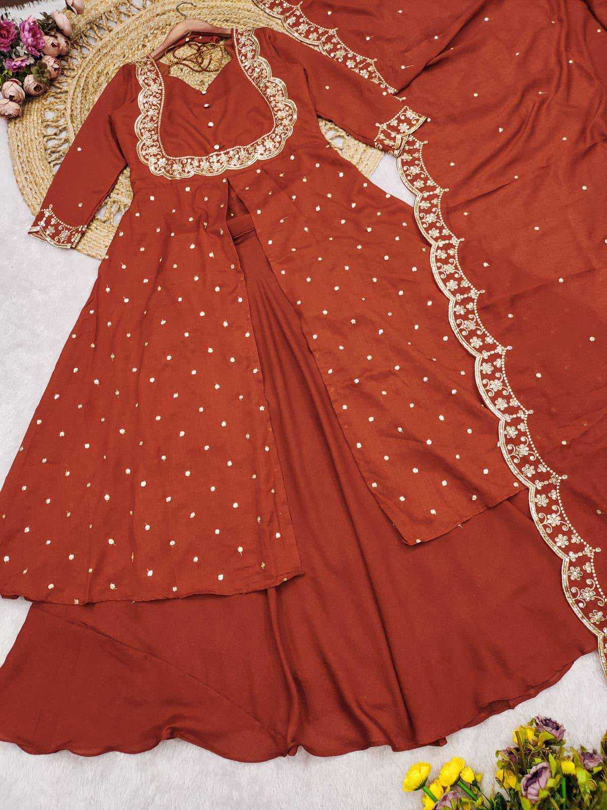YNF Wholesale Vichitra Silk Party Gowns KESH210 Silk | Surat Manufacturer
