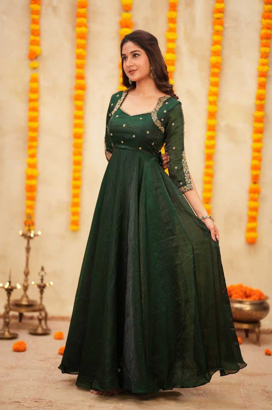 YNF Wholesale Georgette Party Gowns KESH210 Spak | Surat Manufacturer