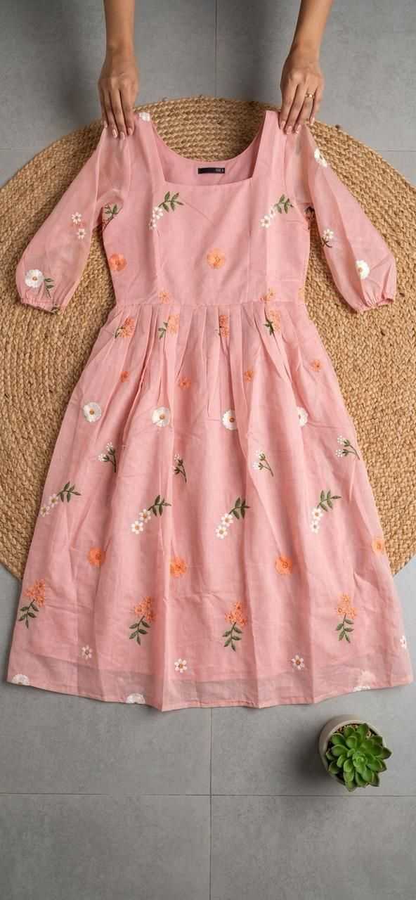 YNF Wholesale Chanderi Cotton Fancy Gowns  | Surat Manufacturer