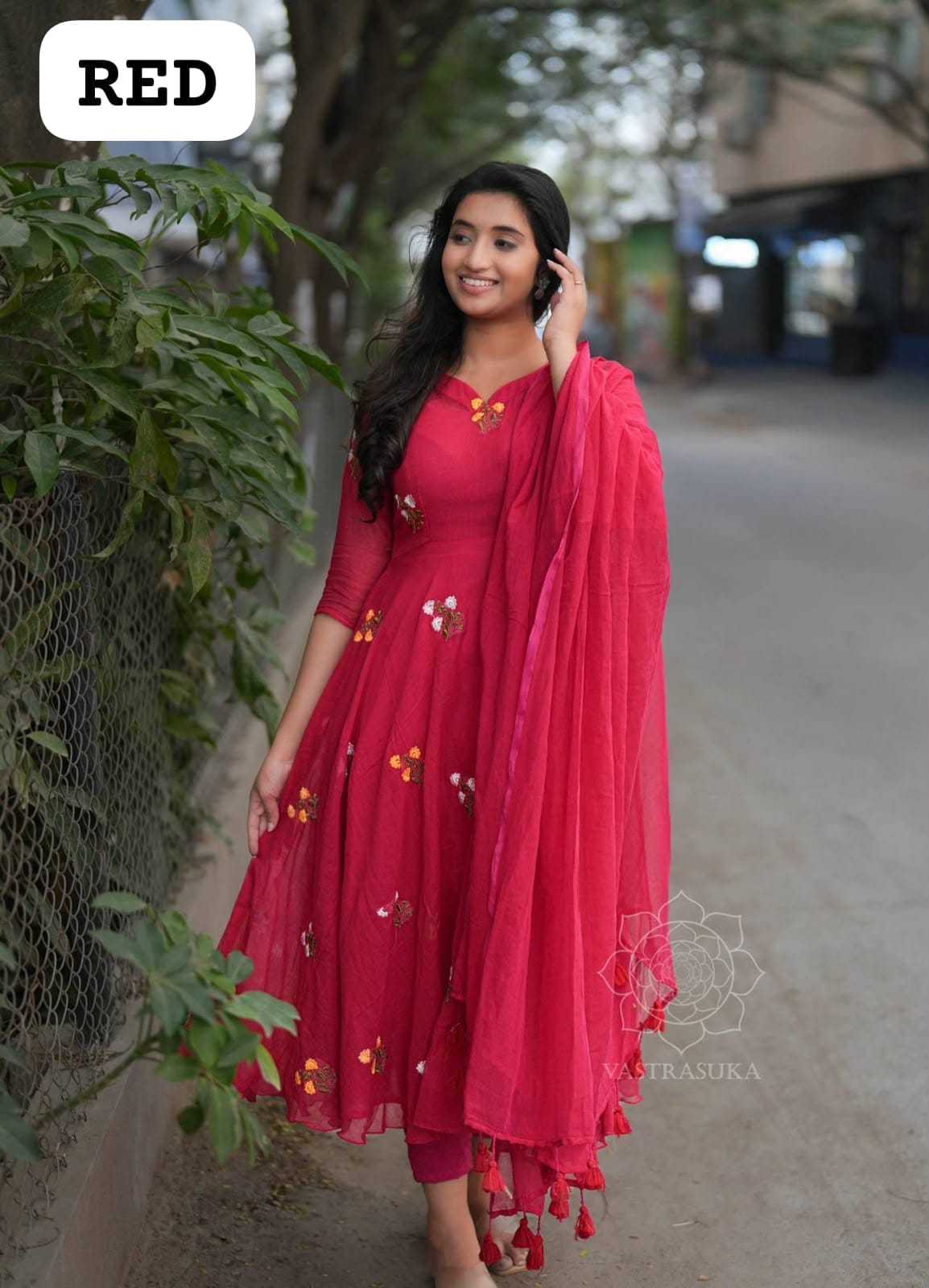 YNF Wholesale Vichitra Silk Embroidery Gowns KESH210 TISHA | Surat Manufacturer