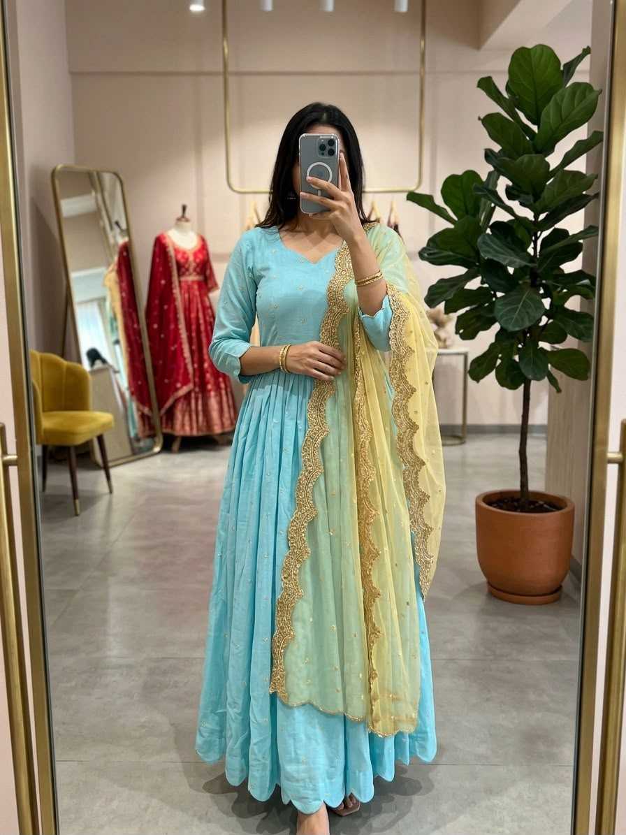 YNF Wholesale Chinon Embroidery Suits KESH210 VEDEHI | Surat Manufacturer
