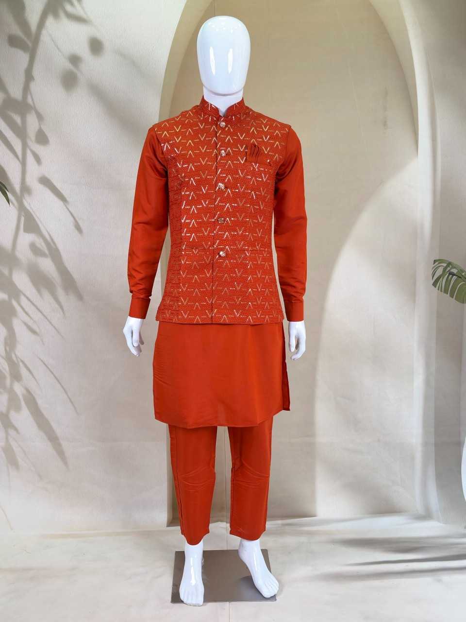 YNF Wholesale Heavy Roman Silk Mens Kurtas KESH213 320 | Surat Manufacturer