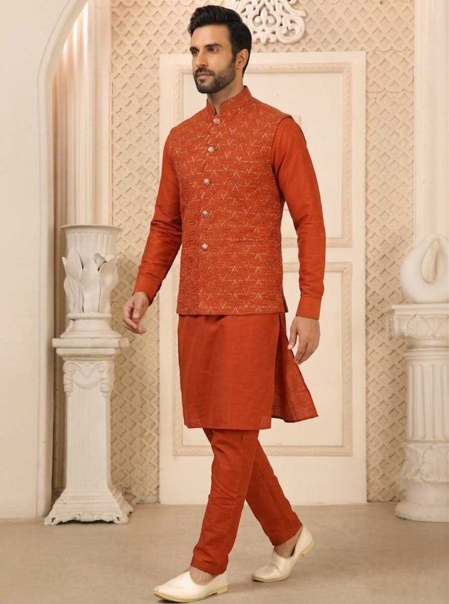 YNF Wholesale Heavy Roman Silk Mens Kurtas KESH213 320 | Surat Manufacturer
