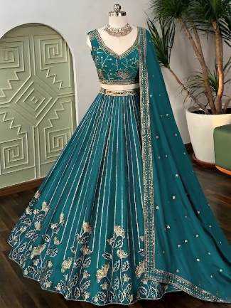 YNF Wholesale Georgette Embroidered Lehenga KESH213 347 | Surat Manufacturer