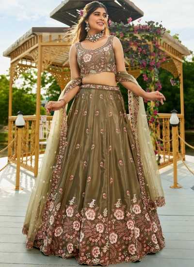 YNF Wholesale Crepe Embroidered Lehenga KESH213 369-A | Surat Manufacturer