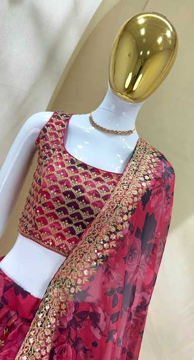 YNF Wholesale Organza Embroidered Lehenga KESH213 | Surat Manufacturer