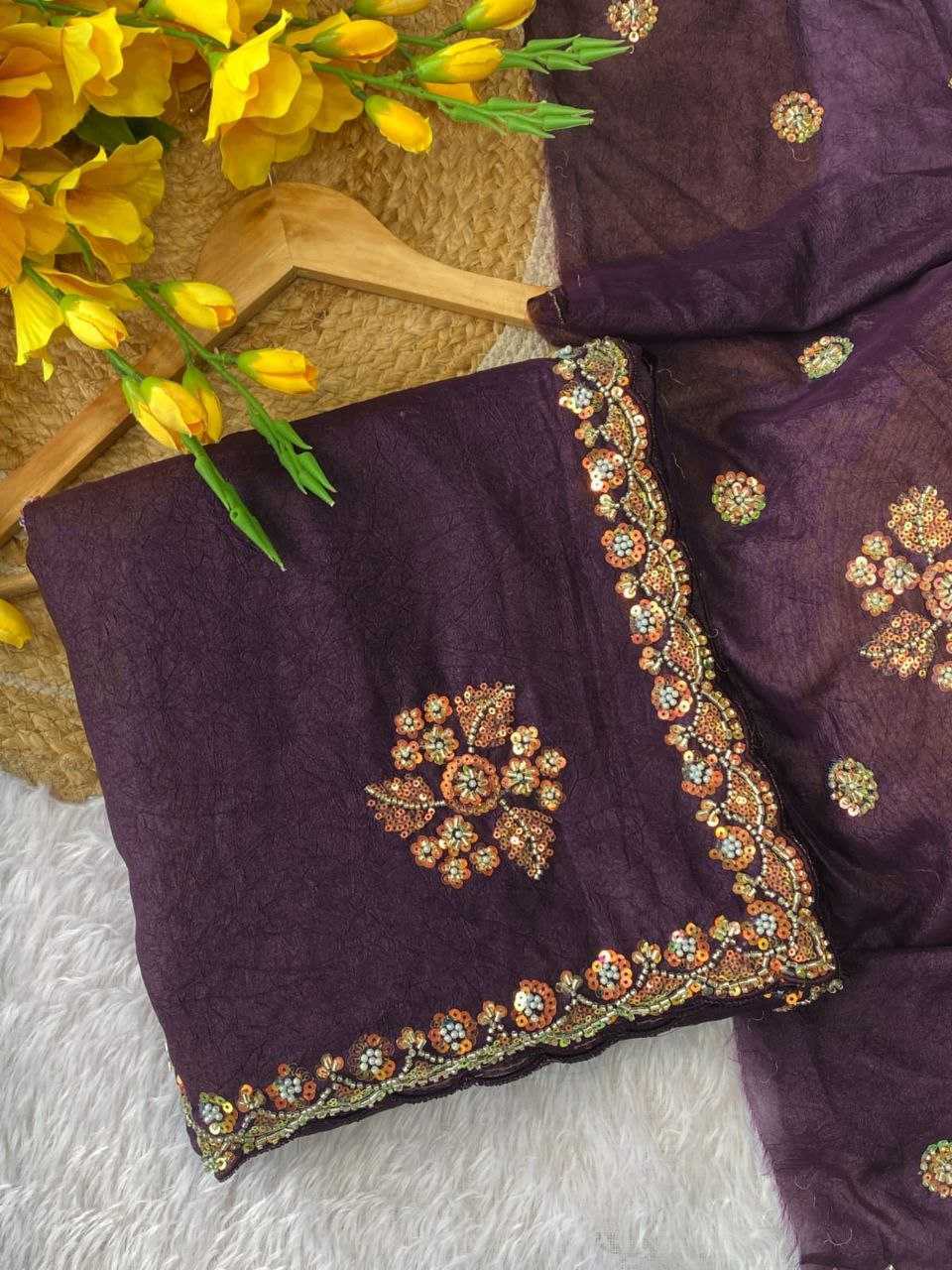 YNF Wholesale Cotton Hand Work Sarees  | Surat Manufacturer