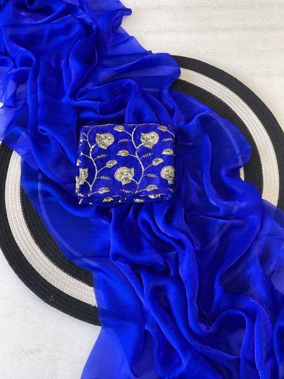 YNF Wholesale Satin Silk Embroidered Sarees  | Surat Manufacturer