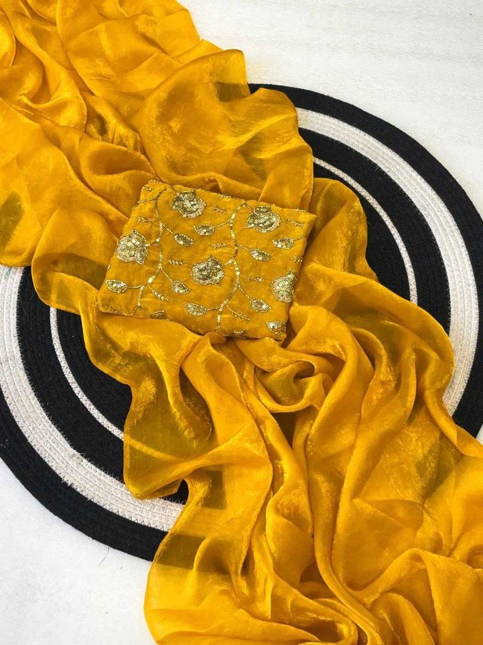 YNF Wholesale Satin Silk Embroidered Sarees  | Surat Manufacturer