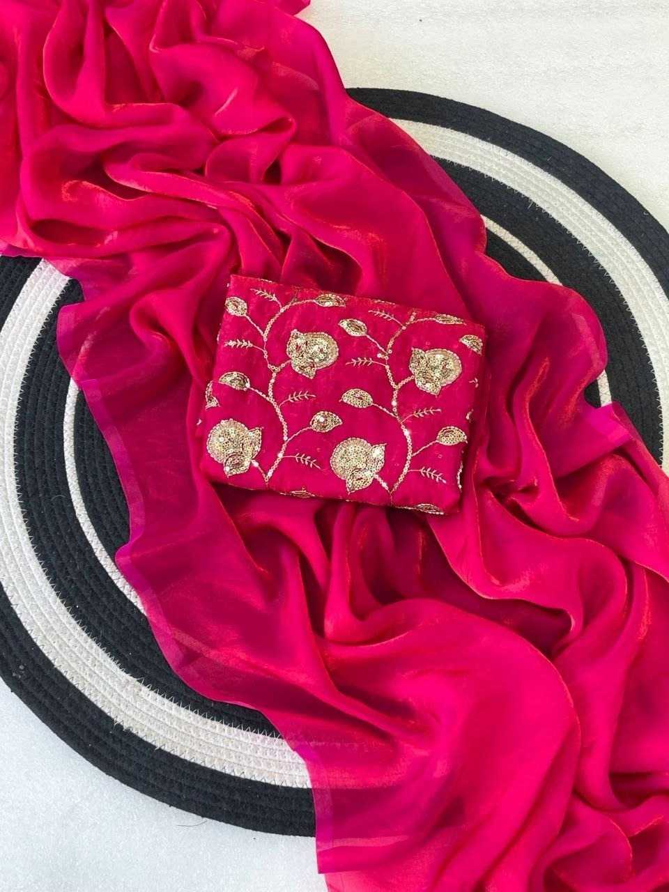 YNF Wholesale Satin Silk Embroidered Sarees  | Surat Manufacturer