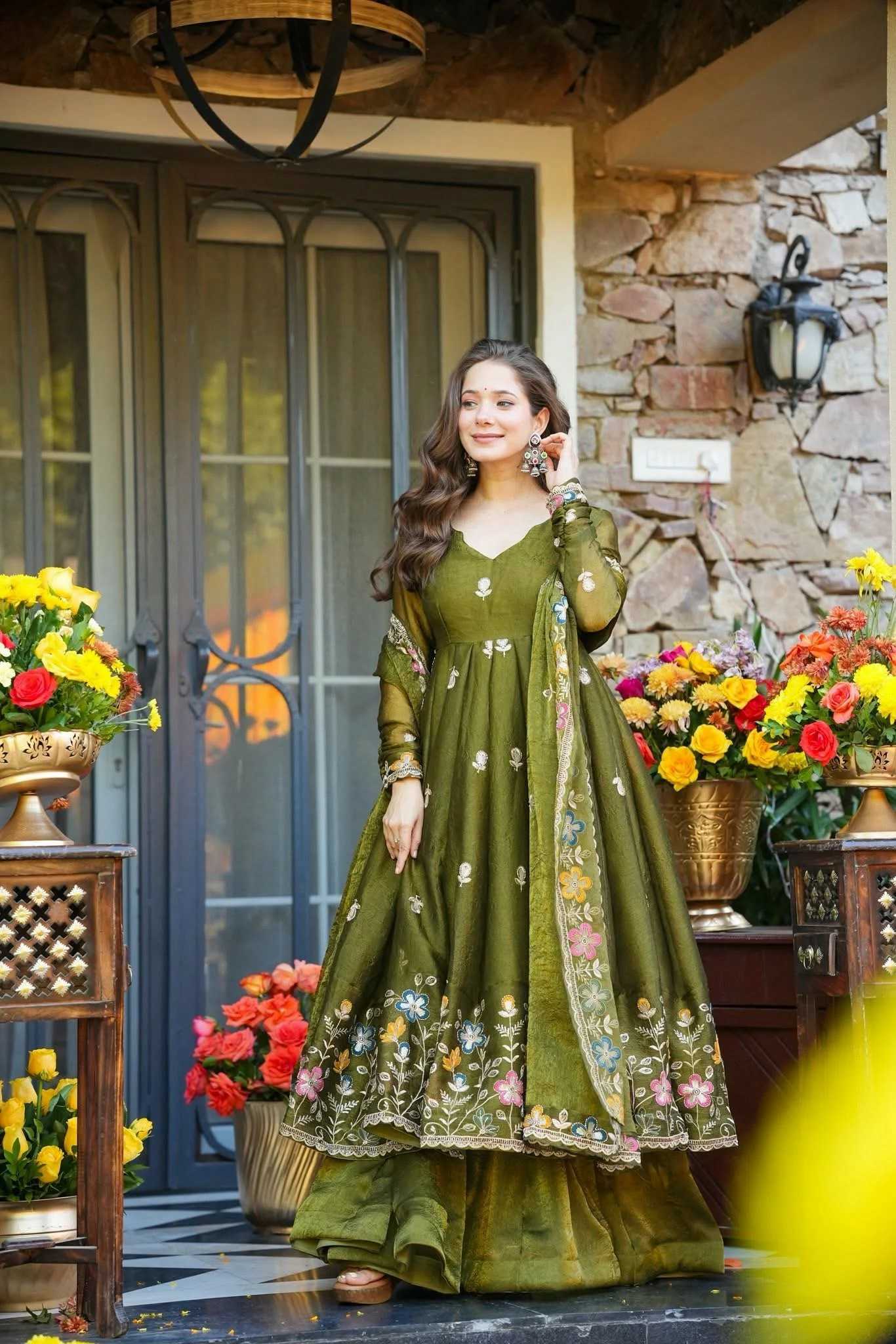 YNF Wholesale Crush Silk Ladies Silk Suit KESH219 1006 | Surat Manufacturer
