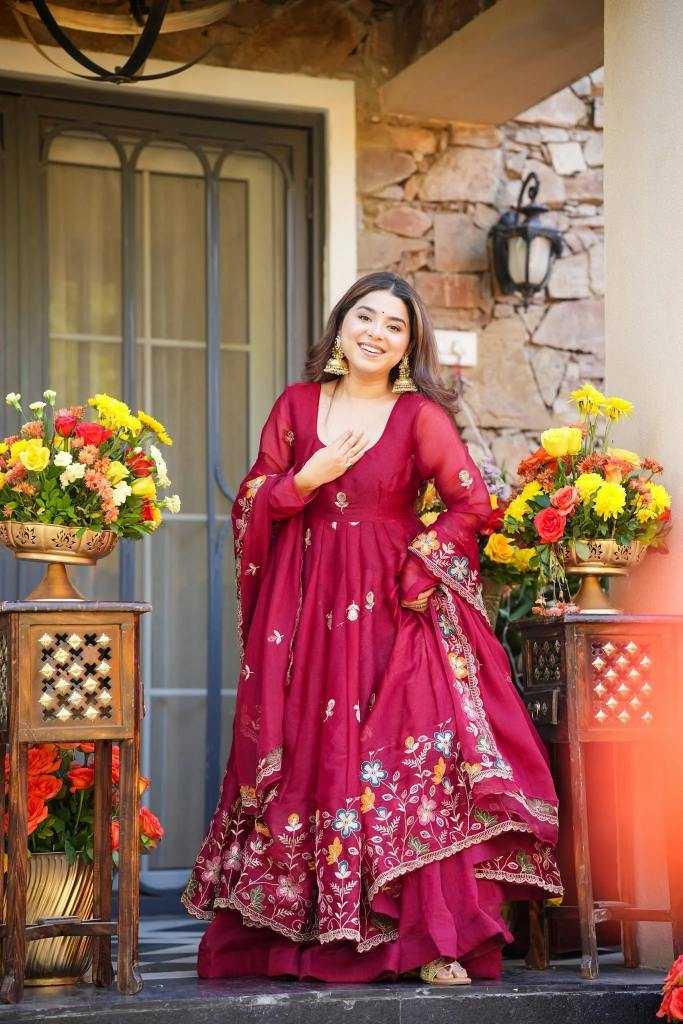 YNF Wholesale Crush Silk Ladies Silk Suit KESH219 1006 | Surat Manufacturer