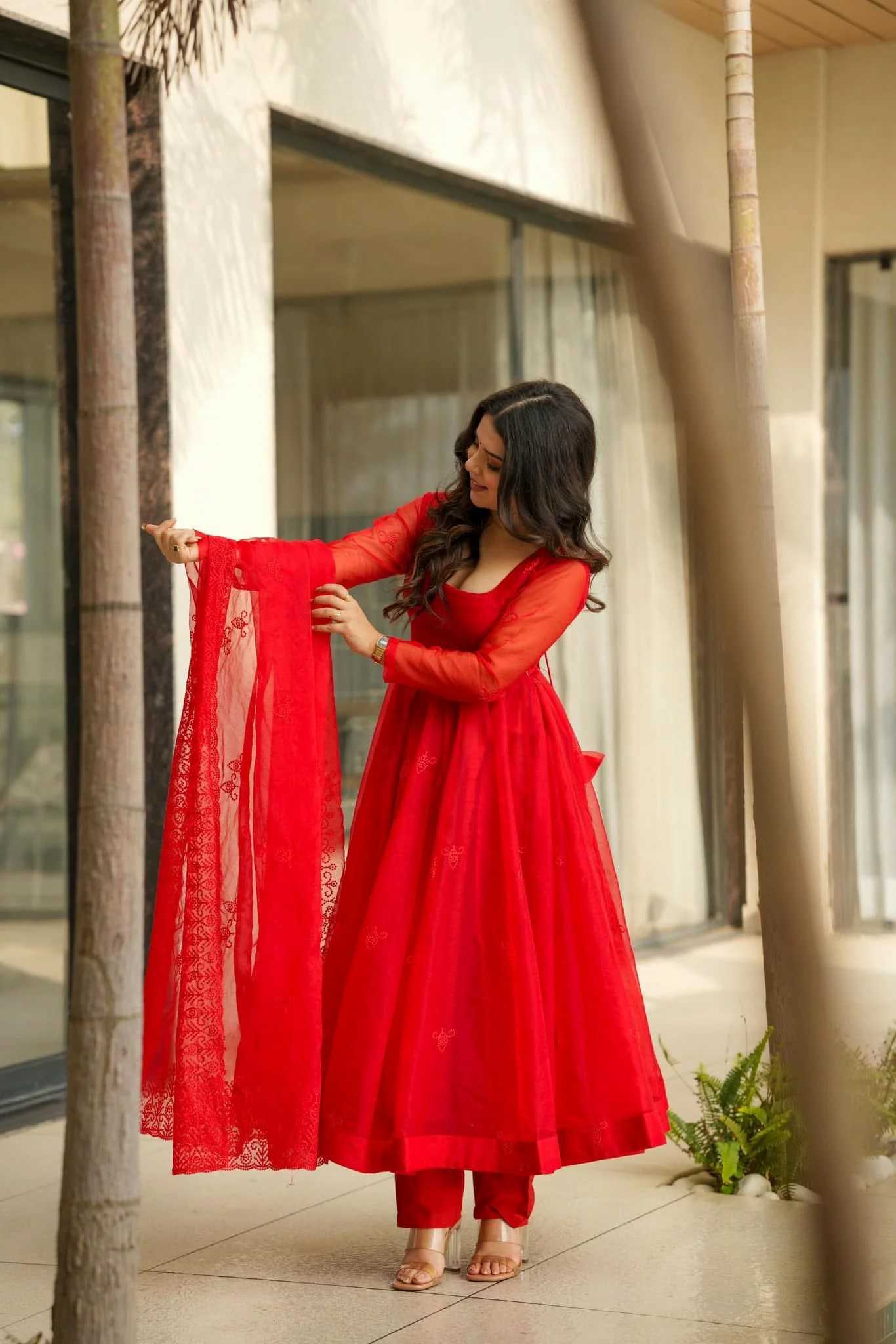 YNF Wholesale Tabby Silk Anarkali Suits KESH219 1007 | Surat Manufacturer