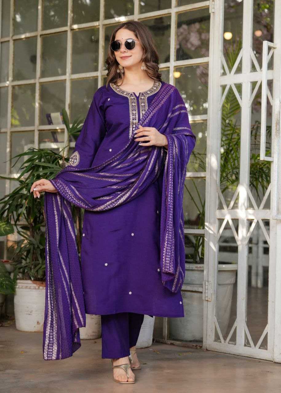 YNF Wholesale Viscose Chanderi Ladies Suits KESH219 610 | Surat Manufacturer