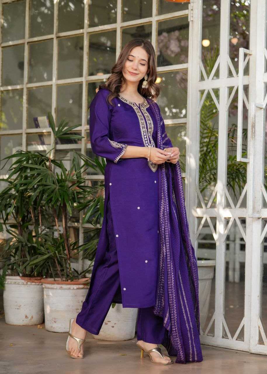 YNF Wholesale Viscose Chanderi Ladies Suits KESH219 610 | Surat Manufacturer