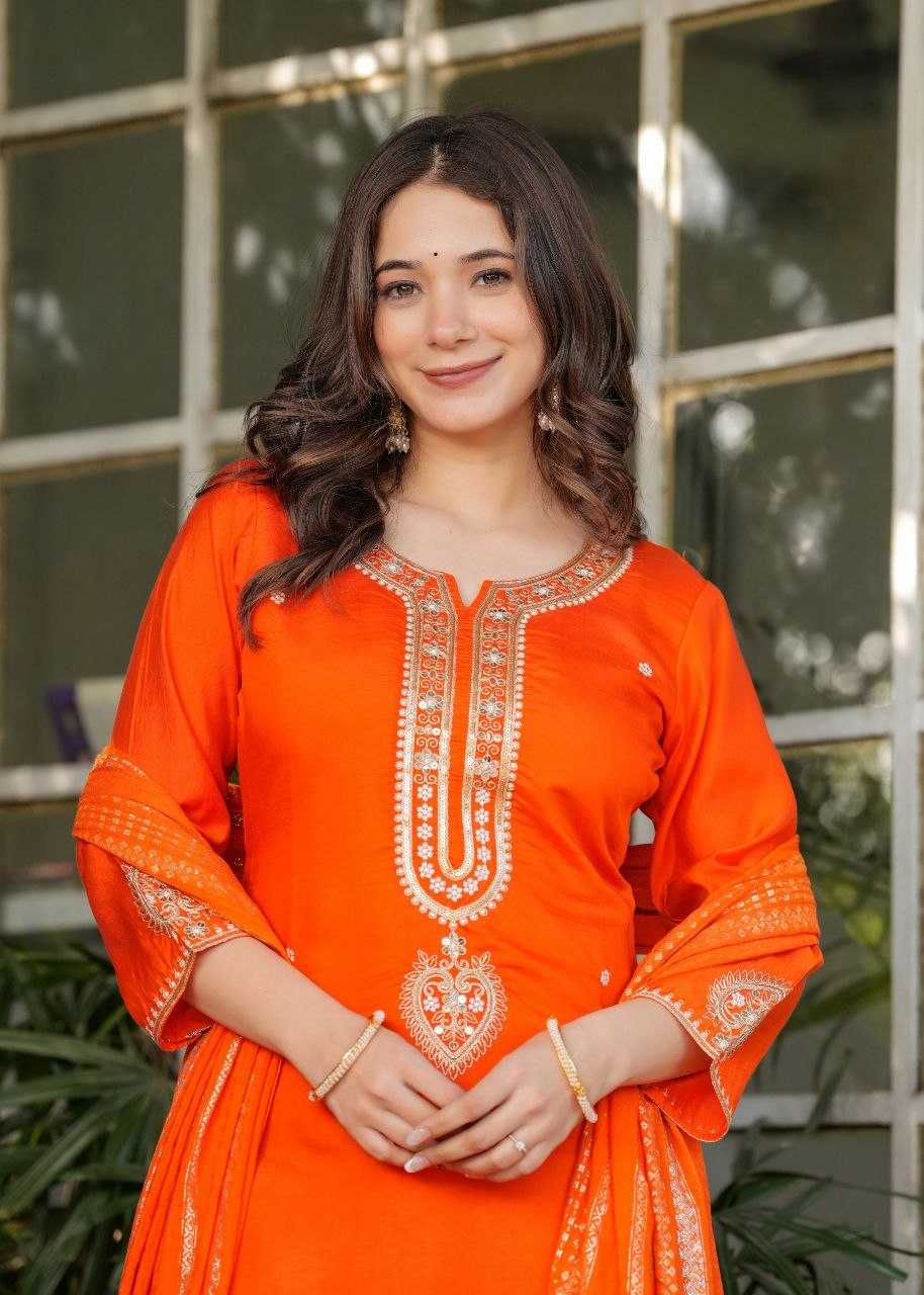 YNF Wholesale Viscose Chanderi Ladies Suits KESH219 610 | Surat Manufacturer