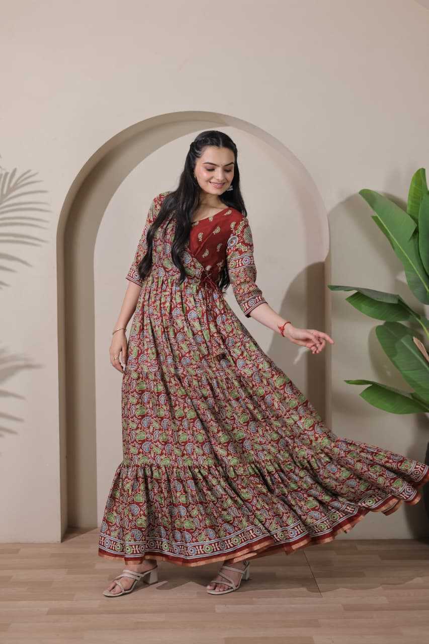 YNF Wholesale Silk Anarkali Gown  | Surat Manufacturer