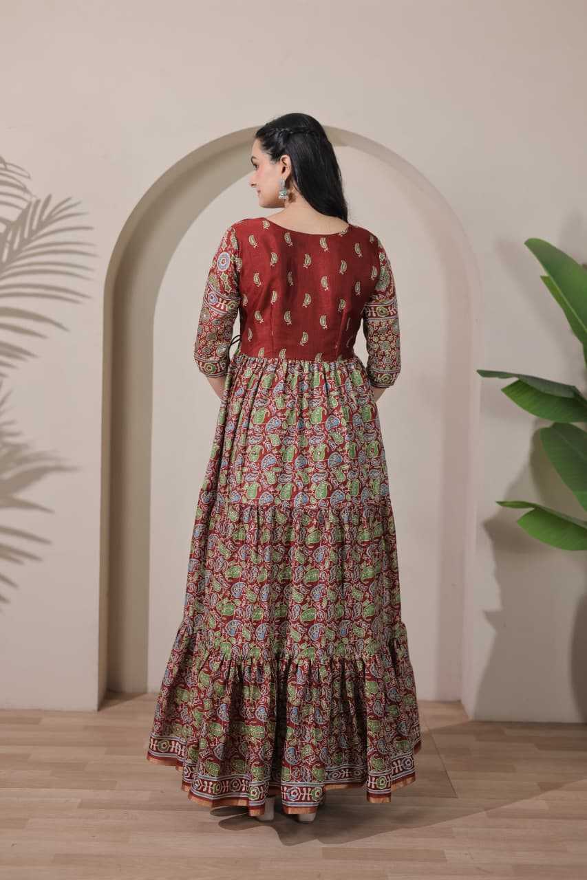 YNF Wholesale Silk Anarkali Gown  | Surat Manufacturer