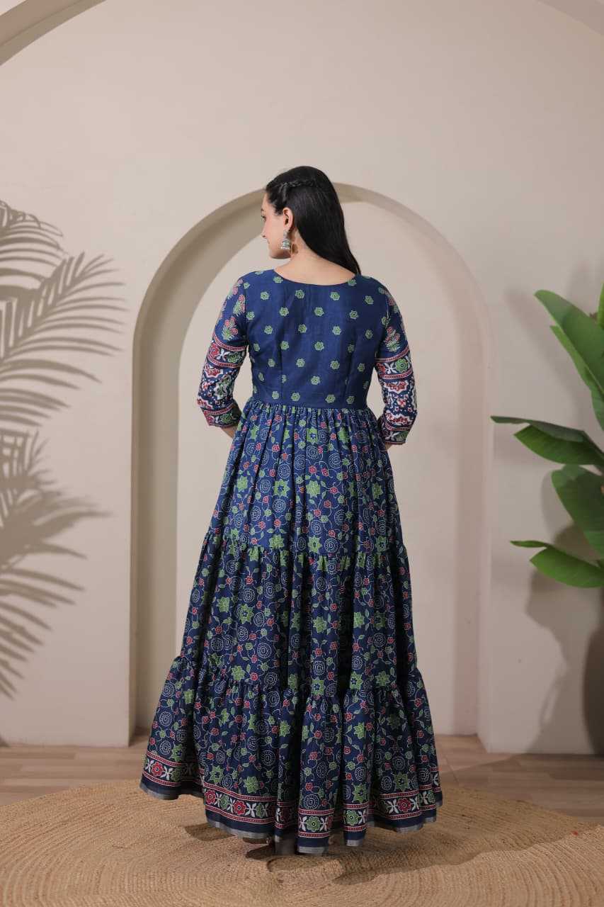 YNF Wholesale Silk Anarkali Gown  | Surat Manufacturer