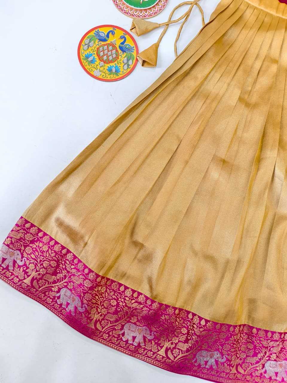 YNF Wholesale Tissue Silk Kids Lehenga  | Surat Manufacturer