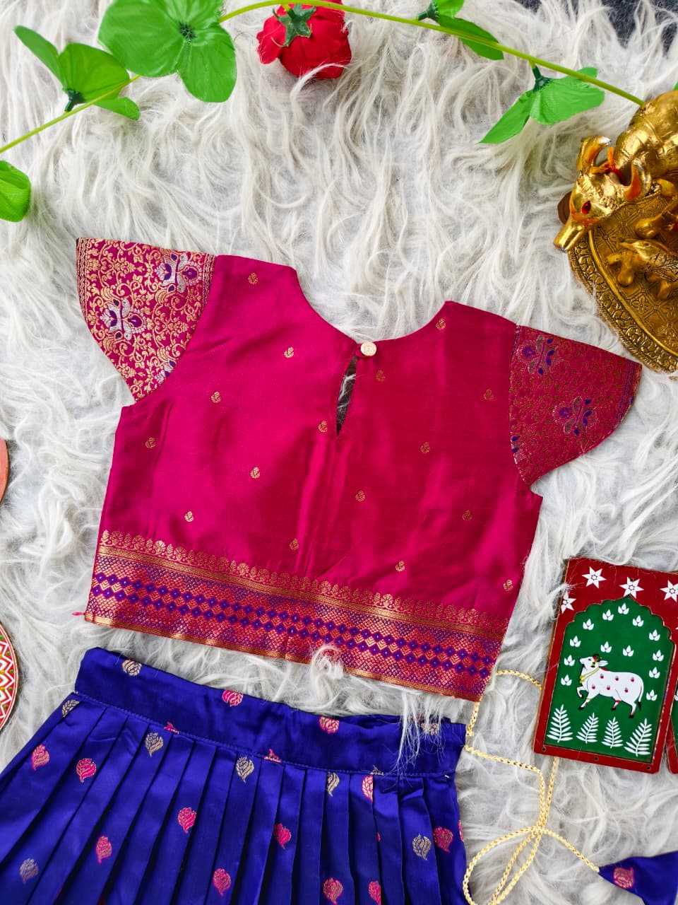YNF Wholesale Soft Silk Kids Lehenga  | Surat Manufacturer
